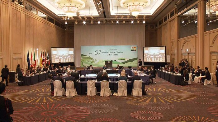 宮崎市で開幕したG7・主要7カ国の農相会合(22日午前)