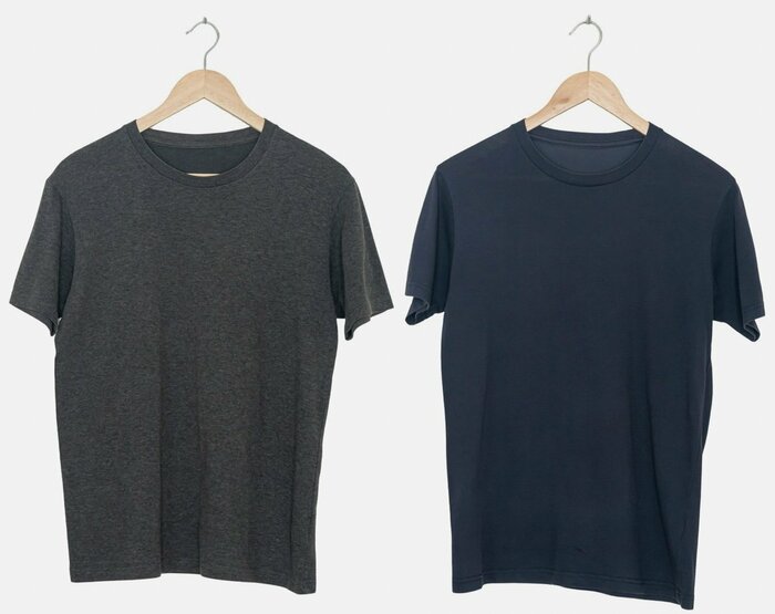 Tシャツも黒か紺に（イメージ）