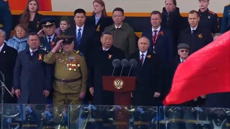 【異例】「ネットが使えない」ロシアの“戦勝80年”軍事パレードで厳戒態勢…プーチン大統領「残虐行為と戦っていく」ウクライナを“ナチズム的存在”に例えたか｜FNNプライムオンライン
