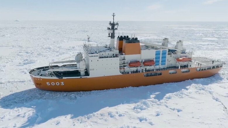 【速報】観測隊が南極大陸に上陸　昭和基地に物資を届ける｜FNNプライムオンライン