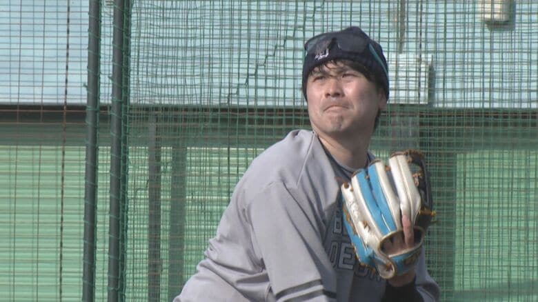 横浜ＤｅＮＡの佐野恵太選手　地元・倉敷で自主トレ公開　好物の倉敷銘菓を報道陣に振る舞う場面も【岡山】｜FNNプライムオンライン