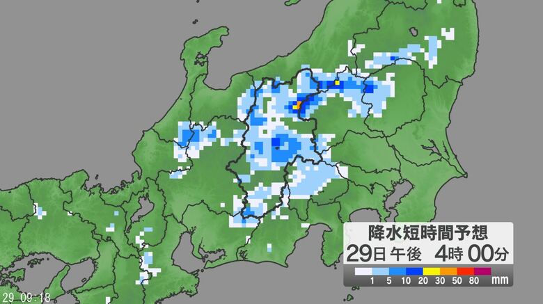 【気象情報】長野県で29日昼前から夜遅くにかけて、大気の状態が非常に不安定　落雷や竜巻などの激しい突風、局地的な激しい雨に注意｜FNNプライムオンライン