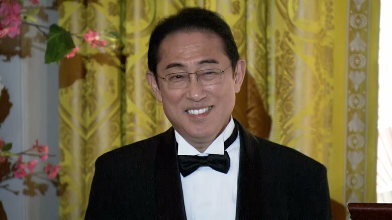 【速報】岸田首相スピーチでジョーク連発に笑いと拍手「誰が主賓なのかと…」豪華ゲスト出席の晩餐会で日米の絆を強調｜FNNプライムオンライン