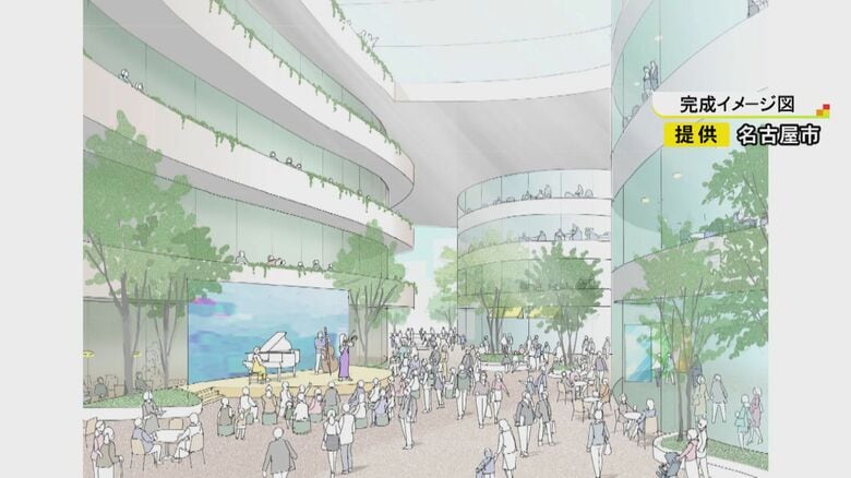 商業施設やホール等も…名古屋・金山エリアの再開発計画発表 “アスナル”は28年2月までに解体し高層建築に｜FNNプライムオンライン