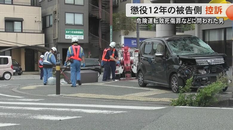 時速約70キロでバック走行し2人死傷　危険運転致傷罪などで懲役12年の判決に被告の元ホストクラブ従業員の男が控訴｜FNNプライムオンライン