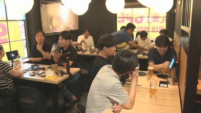 鳥貴族を利用する韓国人客