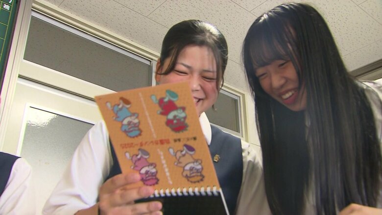 自分たちのアイデアがカレンダーに