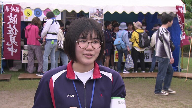 波佐見中学校3年　給食委員長　盛　円香さん