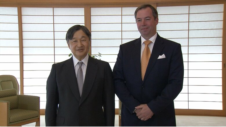 ルクセンブルクのギヨーム皇太子と面会された　6月10日