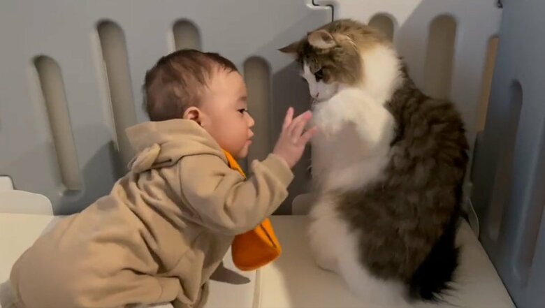 2021年のシィクくんと“弟”くん