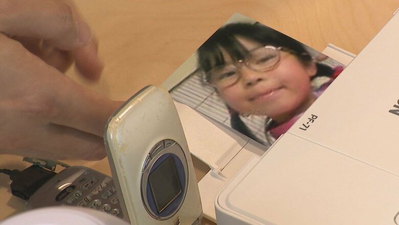 約20年前に吉井さんが撮影した娘の写真