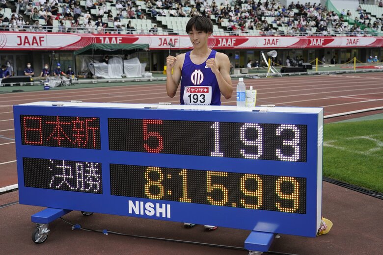 日本記録を次々と更新（写真：ゲッティ）