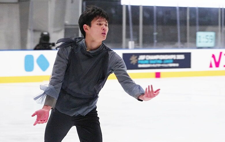ショート、フリーともにスピン・ステップオール4を獲得した周藤