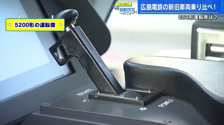 アクセル、ブレーキハンドル