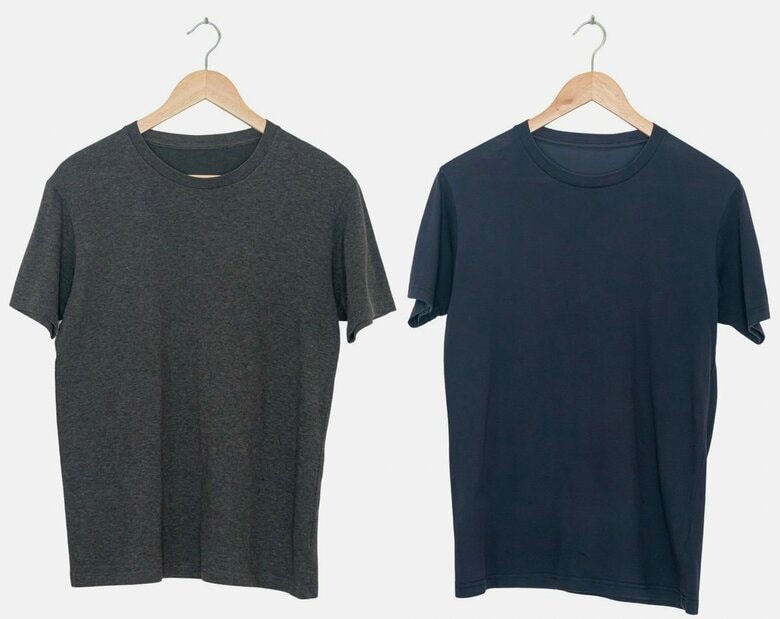 Tシャツも黒か紺に（イメージ）