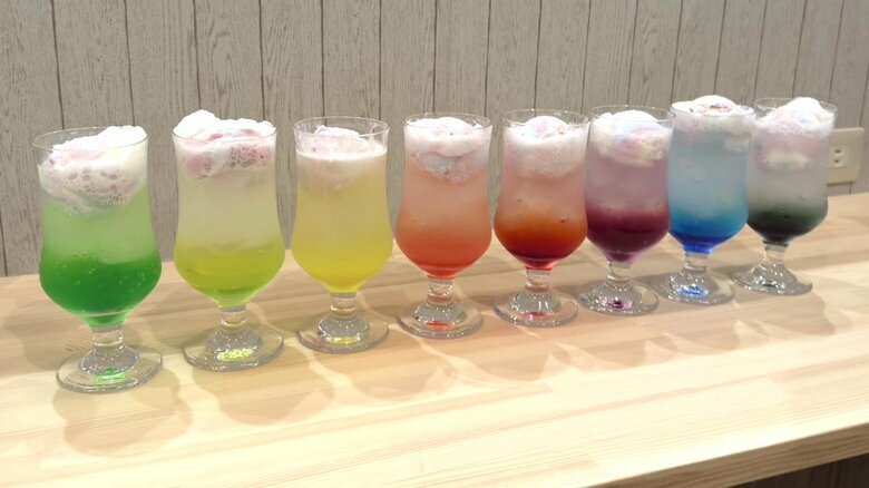 『ま～ぶるドリンク』16種類のフレーバーが楽しめる