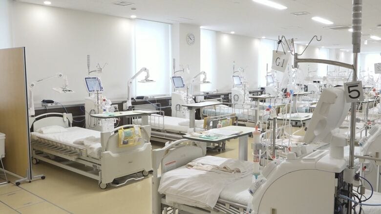 透析患者を受け入れるため病棟を増築