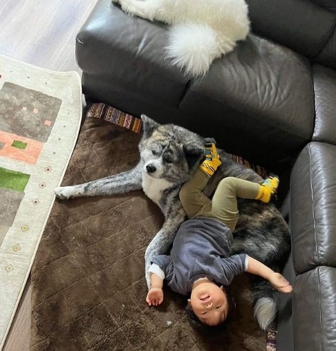 おこげちゃんと一緒