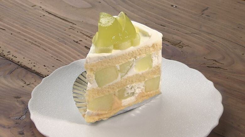 メロンのショートケーキ（740円）