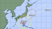 【台風情報】大型で強い台風25号の進路予想　関東甲信地方には21日昼前から夜遅くにかけ、かなり接近する見込み　24時間予想降水量は関東地方200ミリ、東海地方300ミリ（21日正午まで 多い所で）　暴風にも厳重警戒