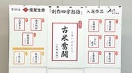 2025年の創作四字熟語「古米奮闘」が最優秀作に　優秀作品には「操虎関税」や「ミャク点満点」など