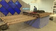 博多祇園山笠の「小屋入り」　組み立て作業の安全祈願　飾り山笠の十七番山笠にはホークス小久保監督が登場へ　福岡