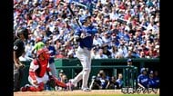 大谷翔平が今シーズン初ホームラン　7試合目で同点3ラン、ドジャース打線爆発で快勝　村上宗隆と岡本和真の“侍ジャパン”対決も