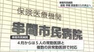 医師退職相次ぐ串間市民病院　4月から夜間・早朝の救急受け入れ休止