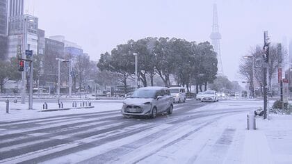 スリップ等の事故が計914件…10日朝の東海地方は雪景色に 名古屋でも最大1cmの積雪 新幹線に遅れも