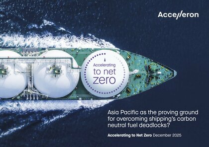 Accelleron、新レポート発表アジア太平洋地域、海事分野の脱炭素化に向けた合成燃料導入のモデルケースを提示