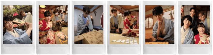 【富士フイルム「お正月を写そう♪ 2024 チェキ・お正月も対局」篇】で撮影された写真