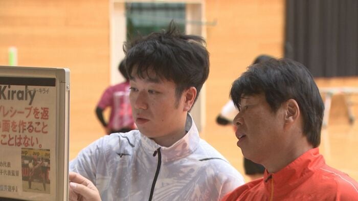 岩渕創監督と前監督の栗生澤等先生
