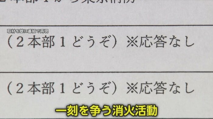 呼びかけへの応答がない場面も…