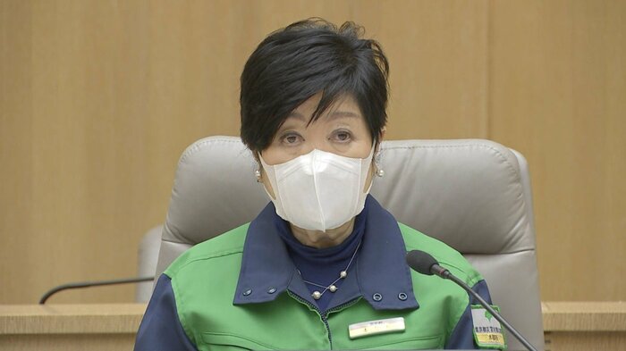 小池知事は「ピークアウトがゴールではない」と語気を強めるが・・・。