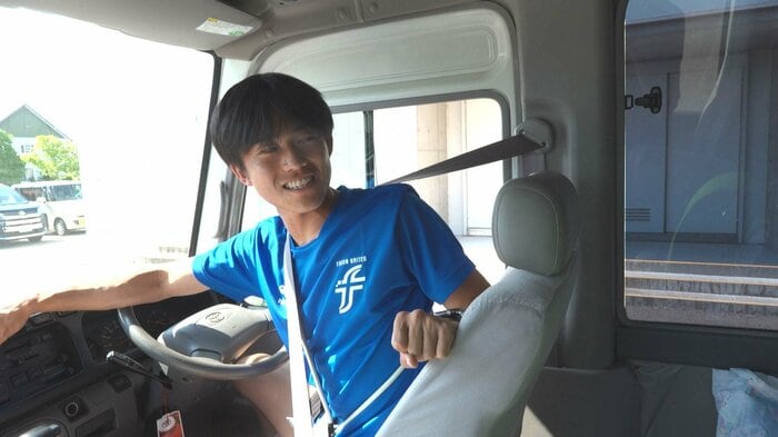 教員時代に中型免許を取得していた山口さん