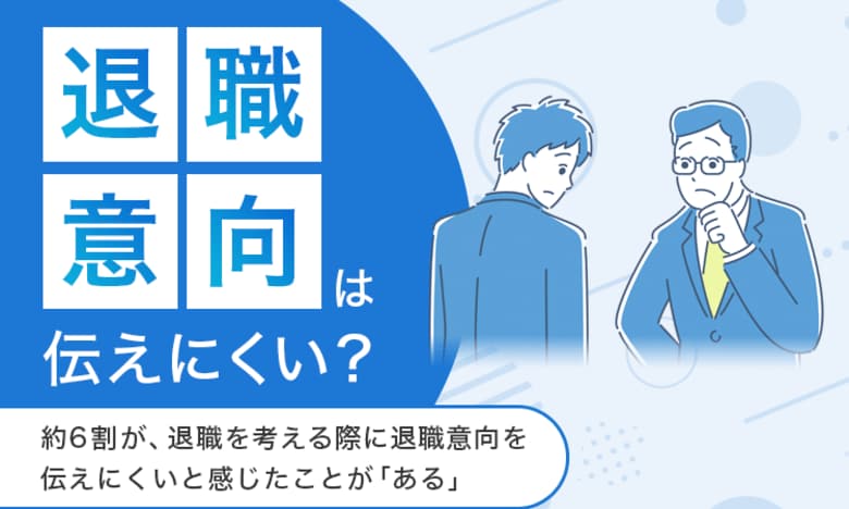 【退職意向は伝えにくい？】約6割が、退職を考える際に退職意向を伝えにくいと感じたことが「ある」