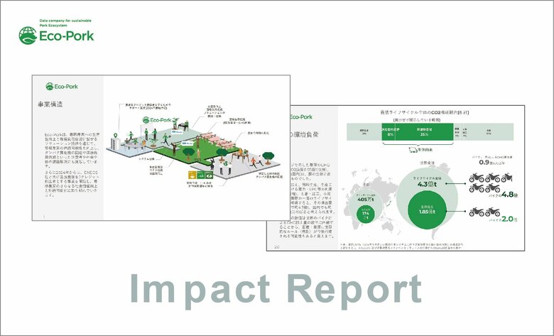Eco-Pork、J-クレジット創出プロジェクト開始を受けてインパクトレポートをアップデート