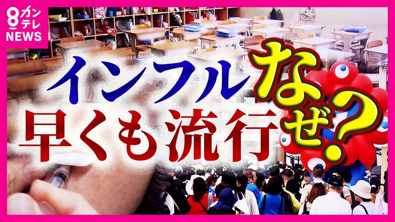“過去2番目の早さ”猛威振るうインフルエンザ　相次ぐ学級閉鎖で民間の学童保育の利用増加　流行の背景は万博も一因か　「来年2月までは警戒を」と医師｜FNNプライムオンライン