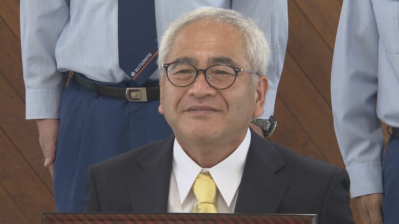 消防から感謝状を受け取った温泉旅館、小岩岳旅館の社長・矢口昭さん