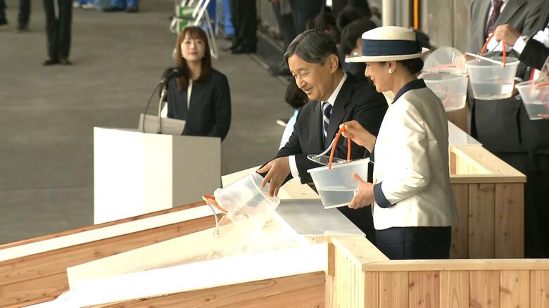 放流行事（北海道・厚岸町）