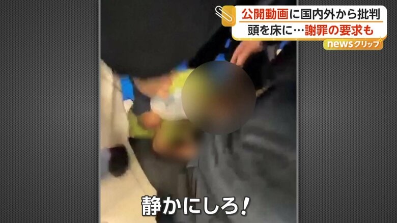 動画を公開したイスラエルのベングビール国家安全保障相（20日、イスラエル）