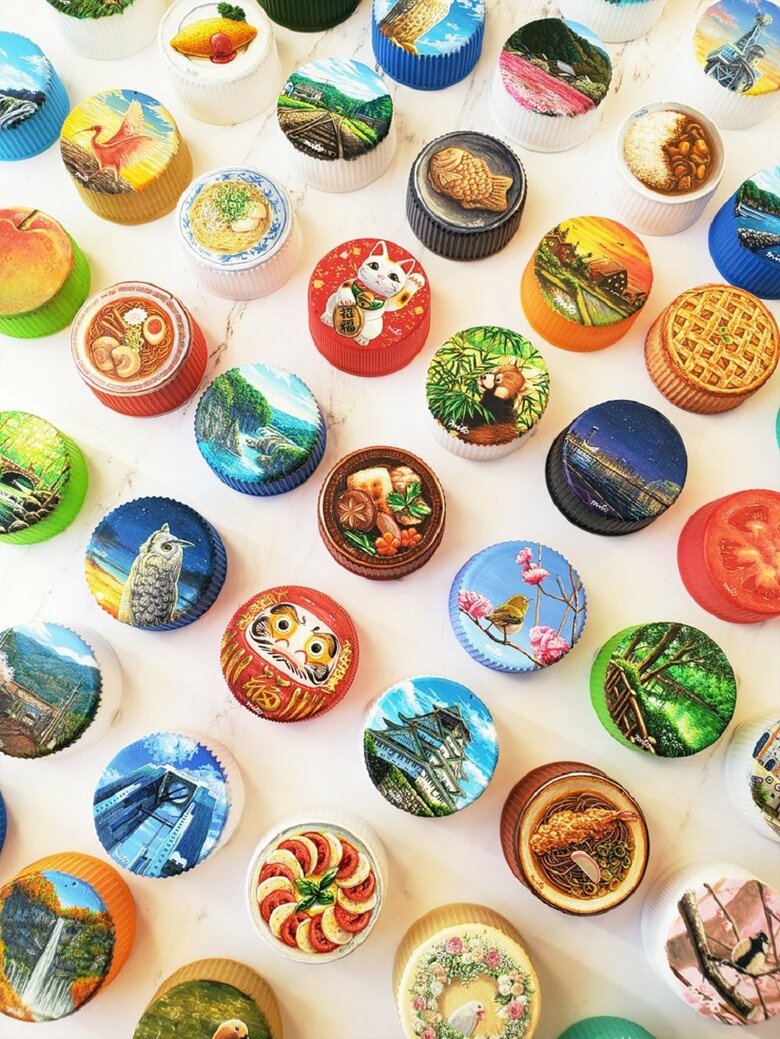 約240点の作品を制作してきたという