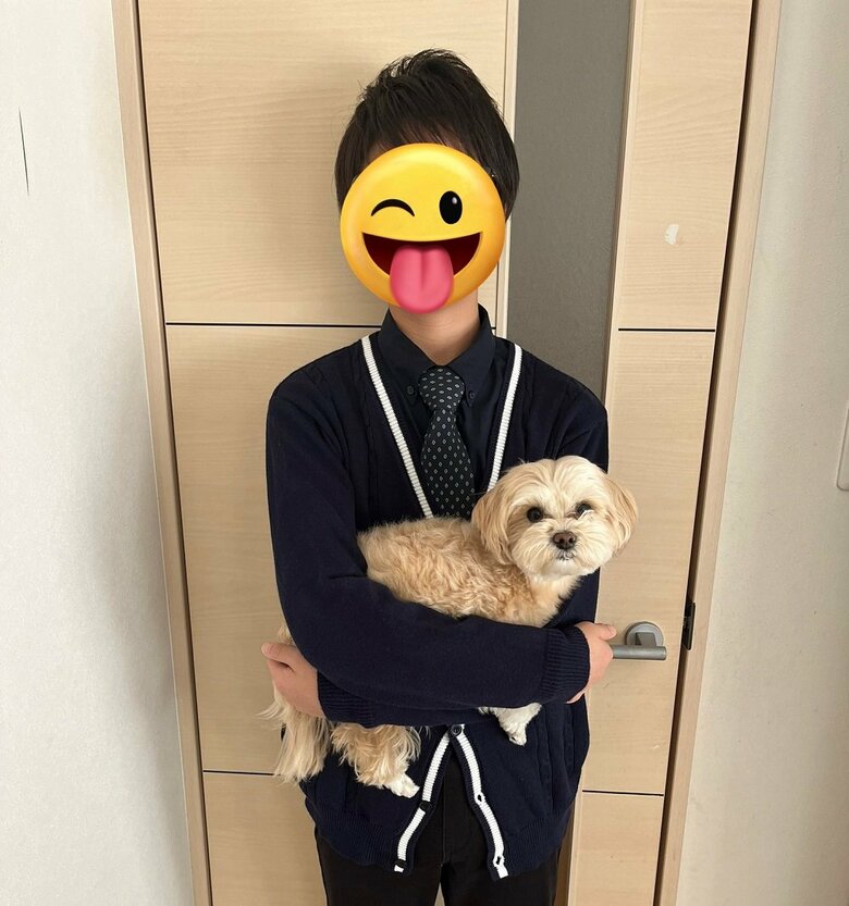 息子さんと