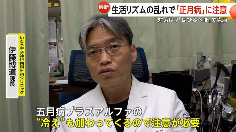 「五月病プラスアルファの冷えも加わってくるので注意が必要です」と話すいとう王子神谷内科外科クリニック・伊藤博道院長