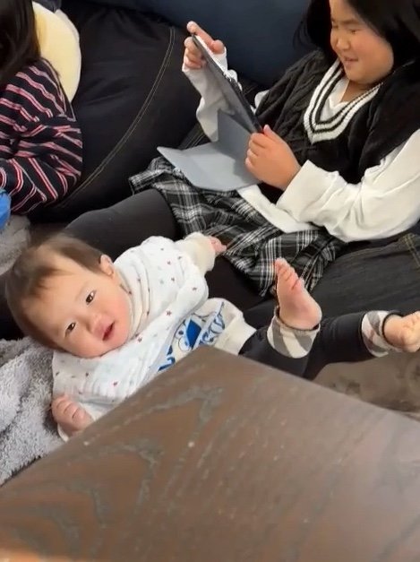 転がってしまったたくみくん（提供：Ayanoさん）