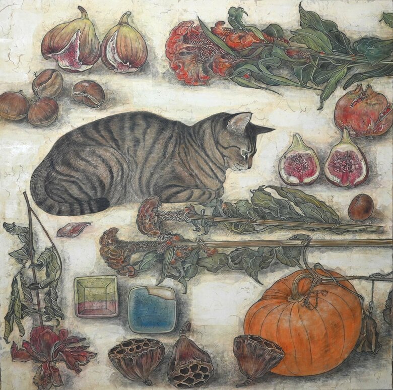 作品名「秋を綴る」