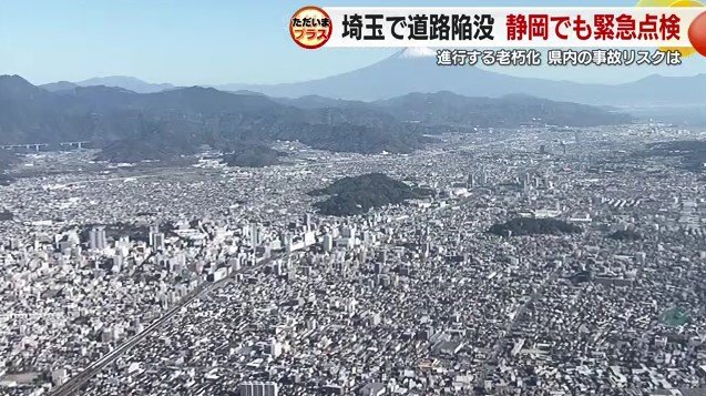 静岡市内の空撮（資料）