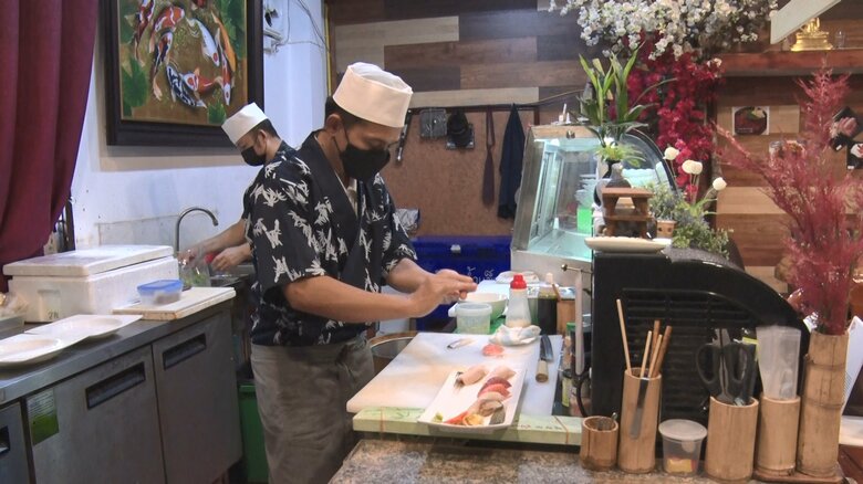 バンコクの日本料理店　寿司などと提供できる「お茶」に目をつけた