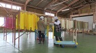 色とりどり「かんもち」作り 新型コロナの影響も