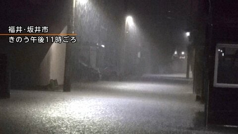 北陸で再び警報級大雨　土砂災害などに厳重警戒